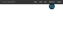 Tablet Screenshot of clintgresham.com